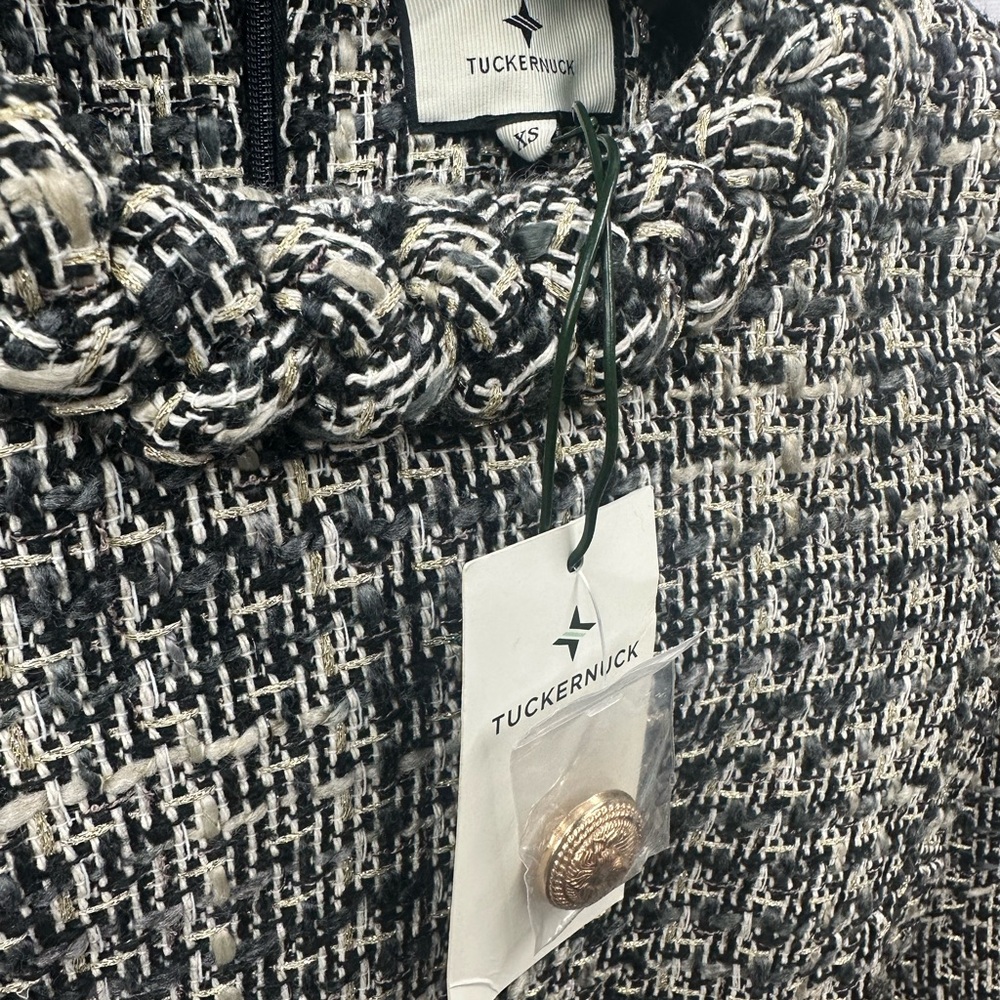 Tuckernuck Black and White Tweed Dress